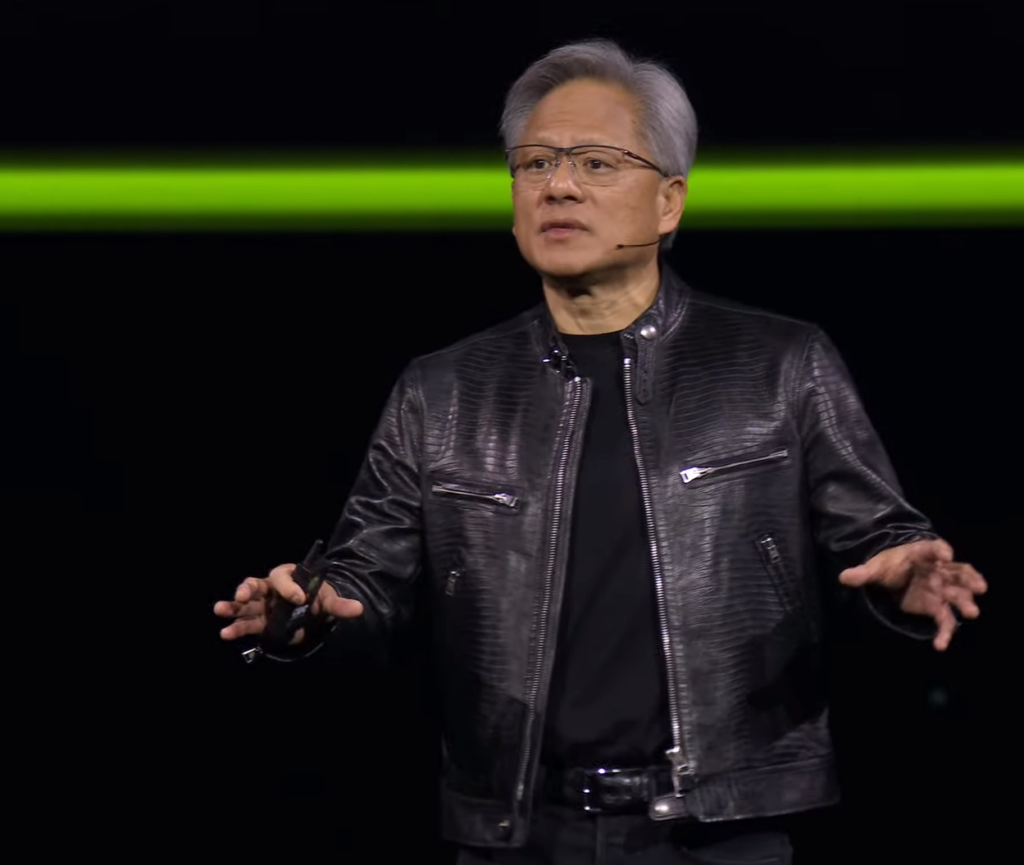 Nvidia CEO Jensen Huang at their 2024 GTC Conference